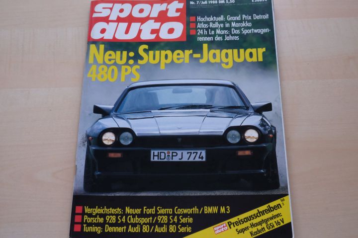 Deckblatt Sport Auto (07/1988)